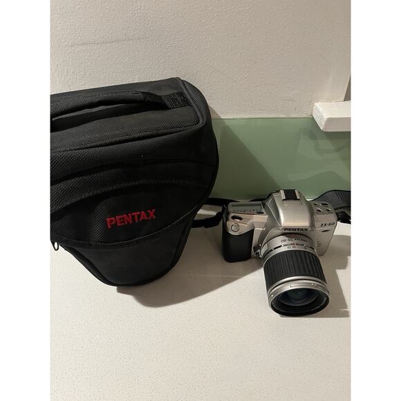 Pentax ZX-60 35mm SLR Film Camera & Case - Picture 1 of 11